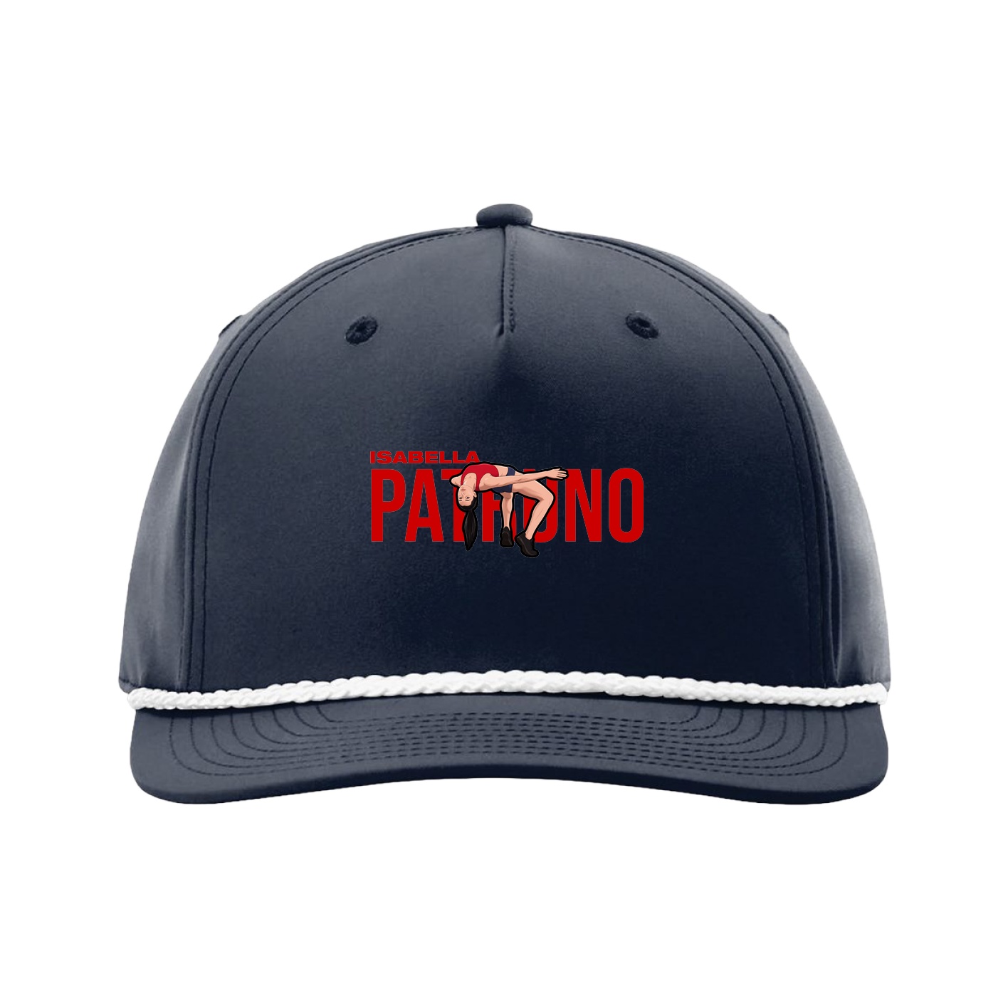 Five-Panel Classic Rope Cap — Player Name in Navy