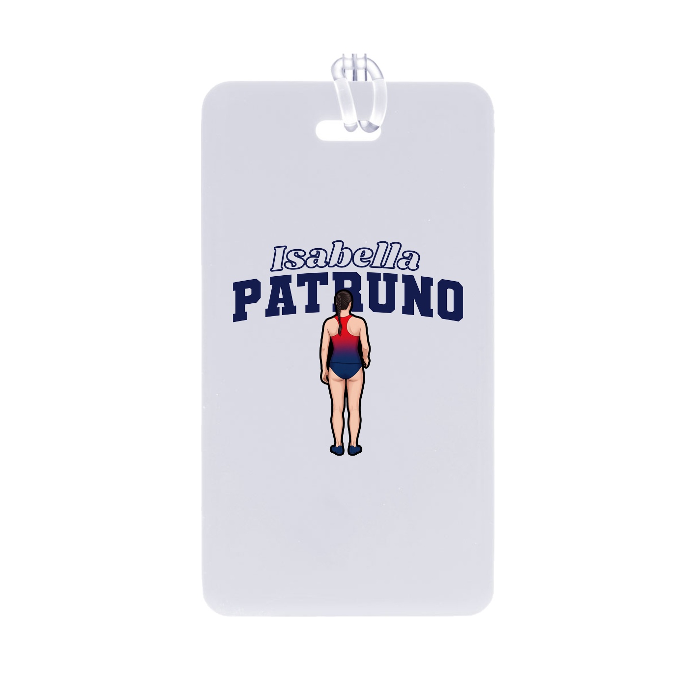 Bag Tag — Name Arch in Classic