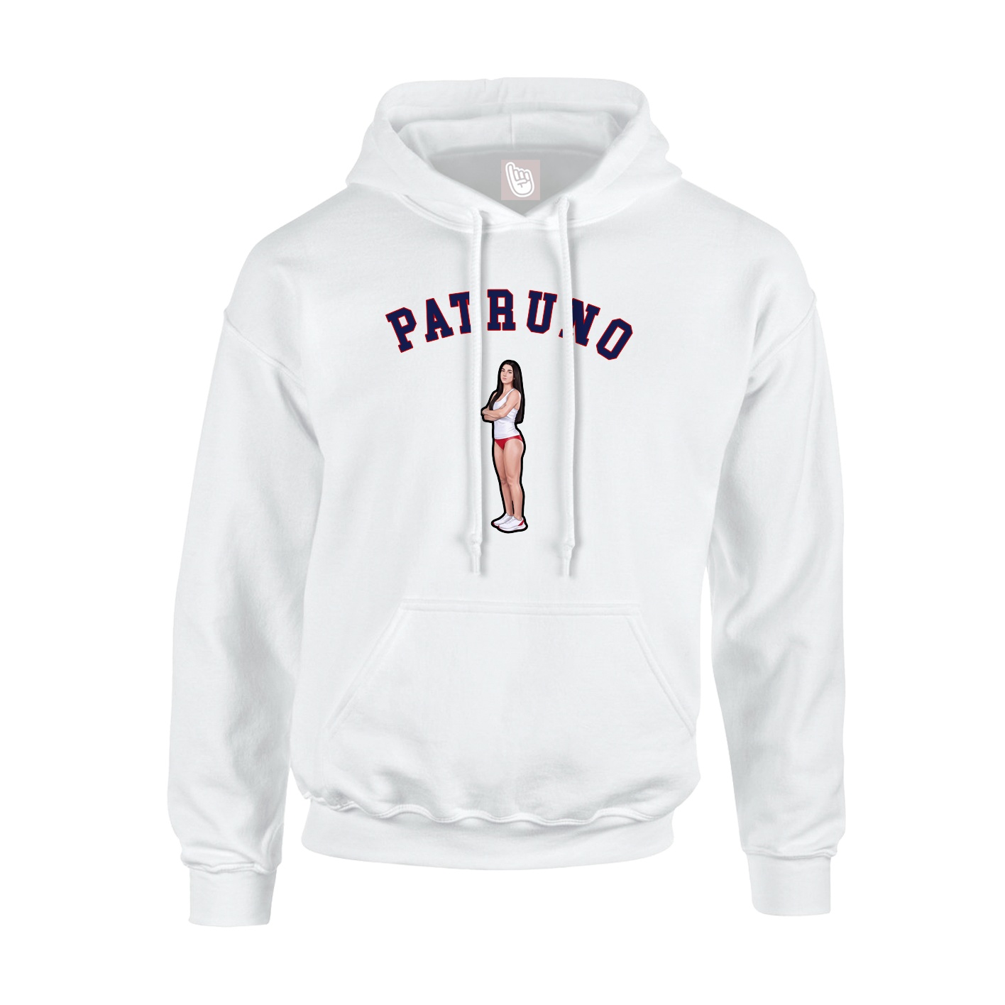Hoodie — Shirsey Arch in White