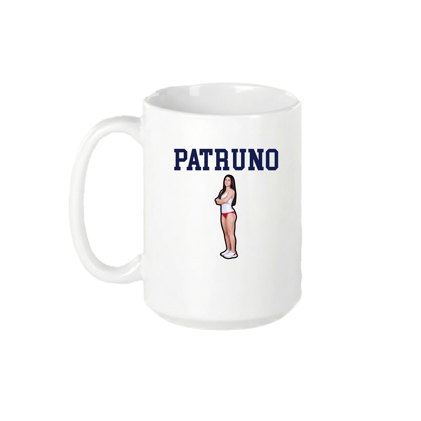 15oz Coffee Mug — Shirsey in White