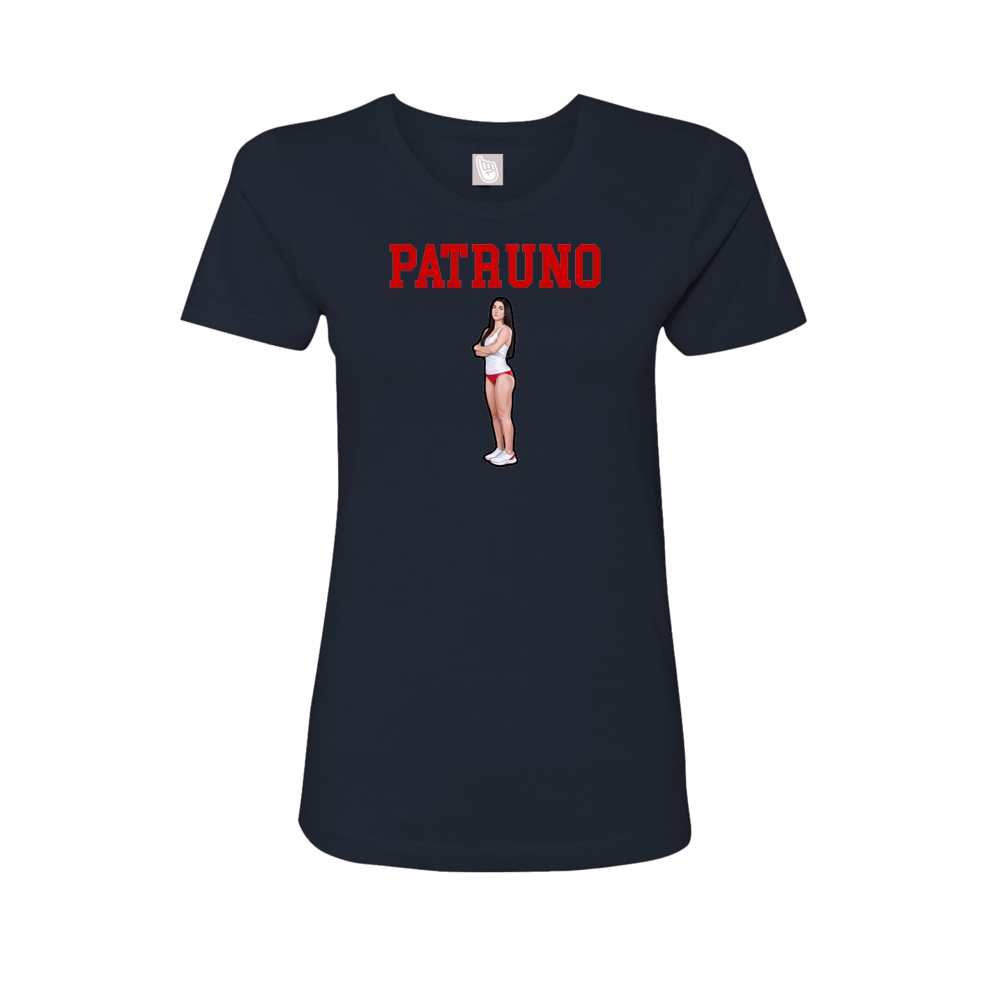 Fitted Women's Tee — Shirsey in Navy