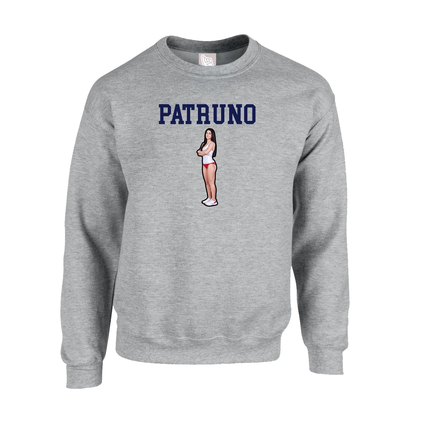 Fleece Crew — Shirsey in Grey