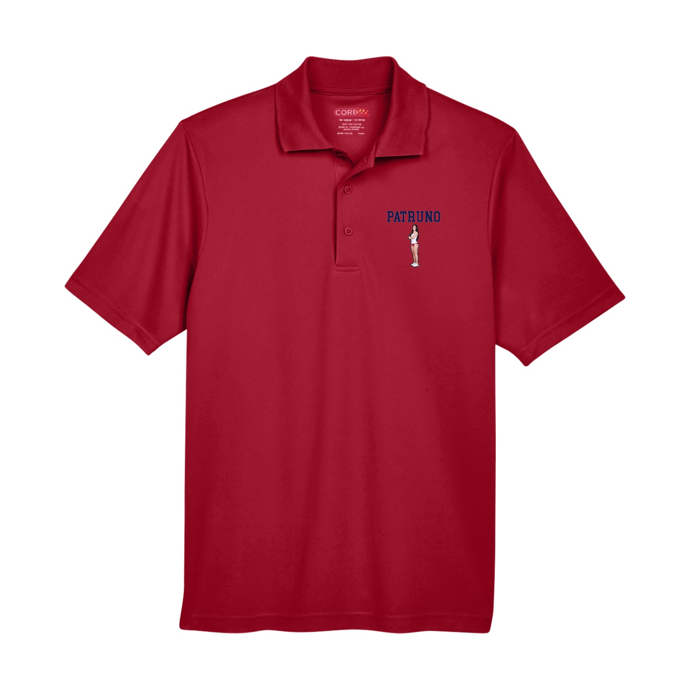 Performance Polo — Shirsey in Red