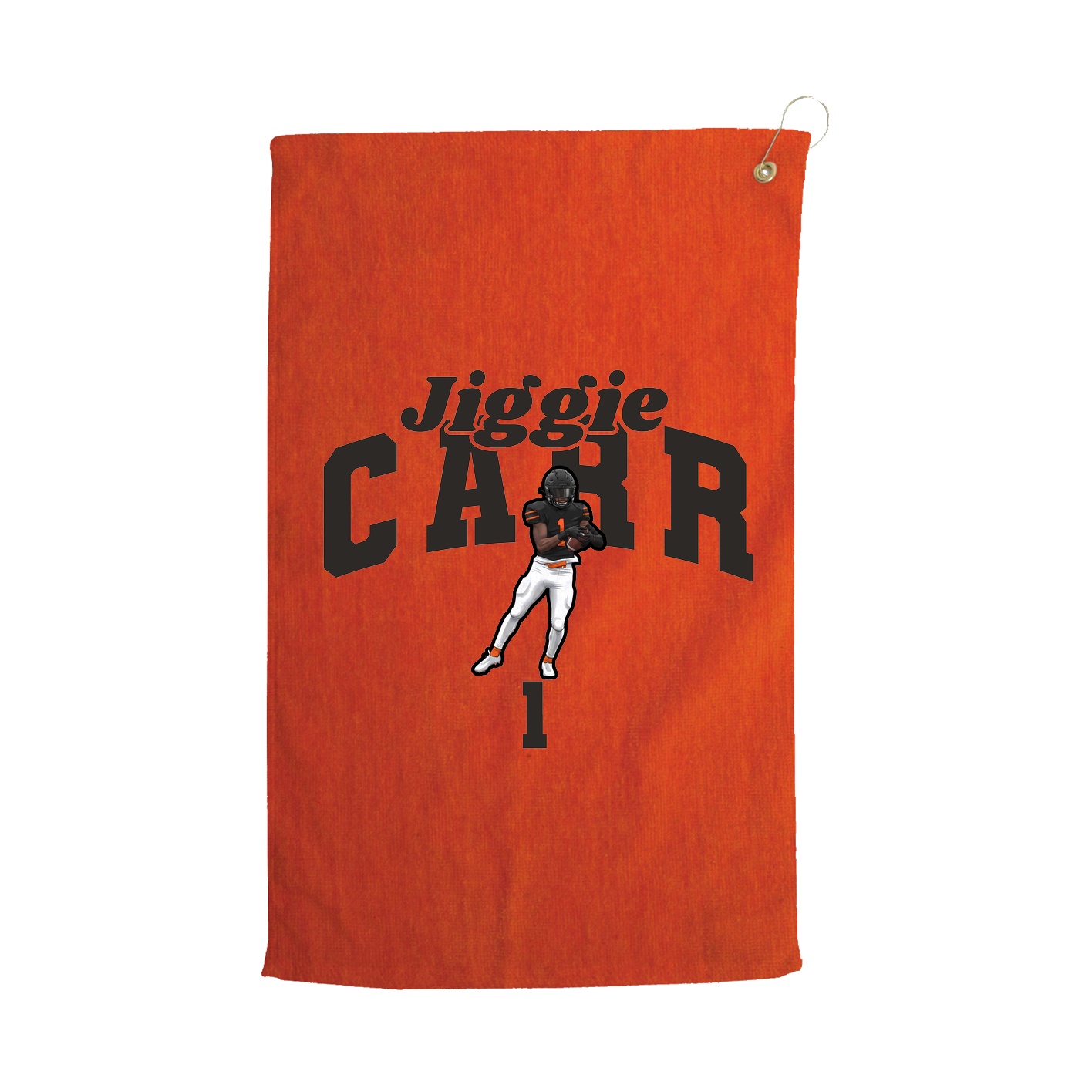 Golf Towel — Signature Arch in Orange