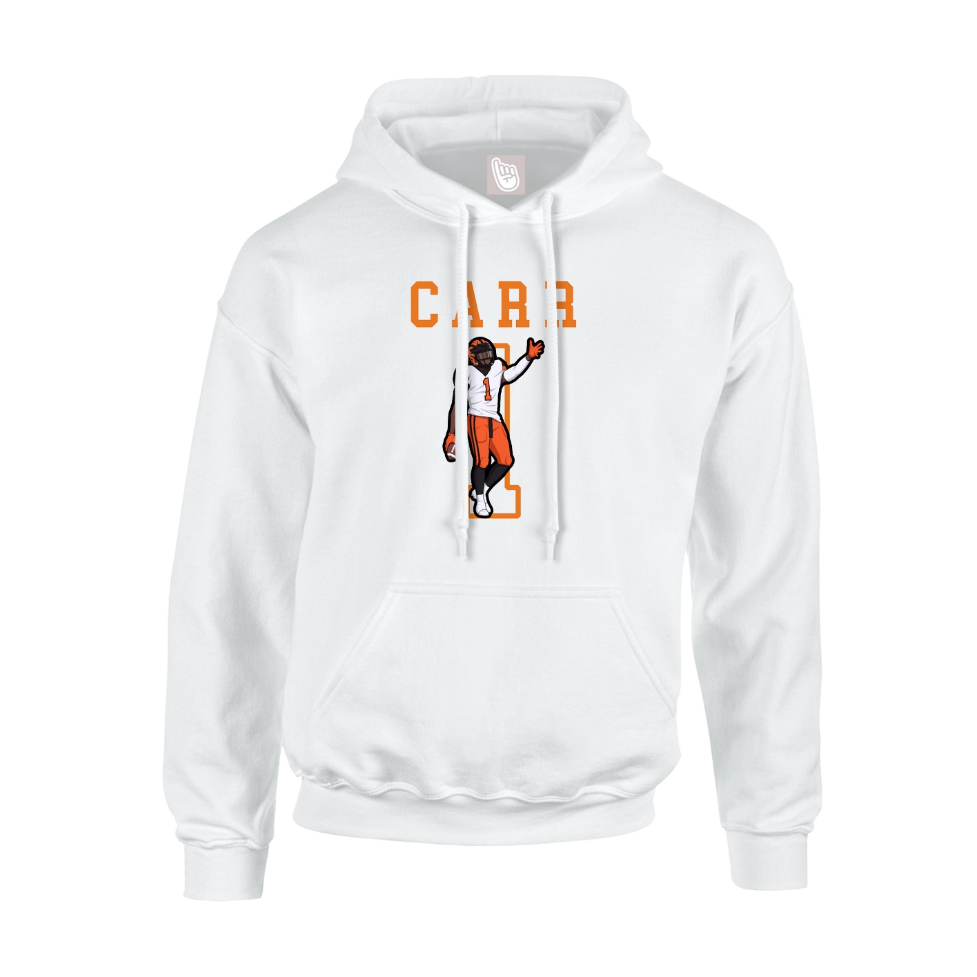 Hoodie — Shirsey in White