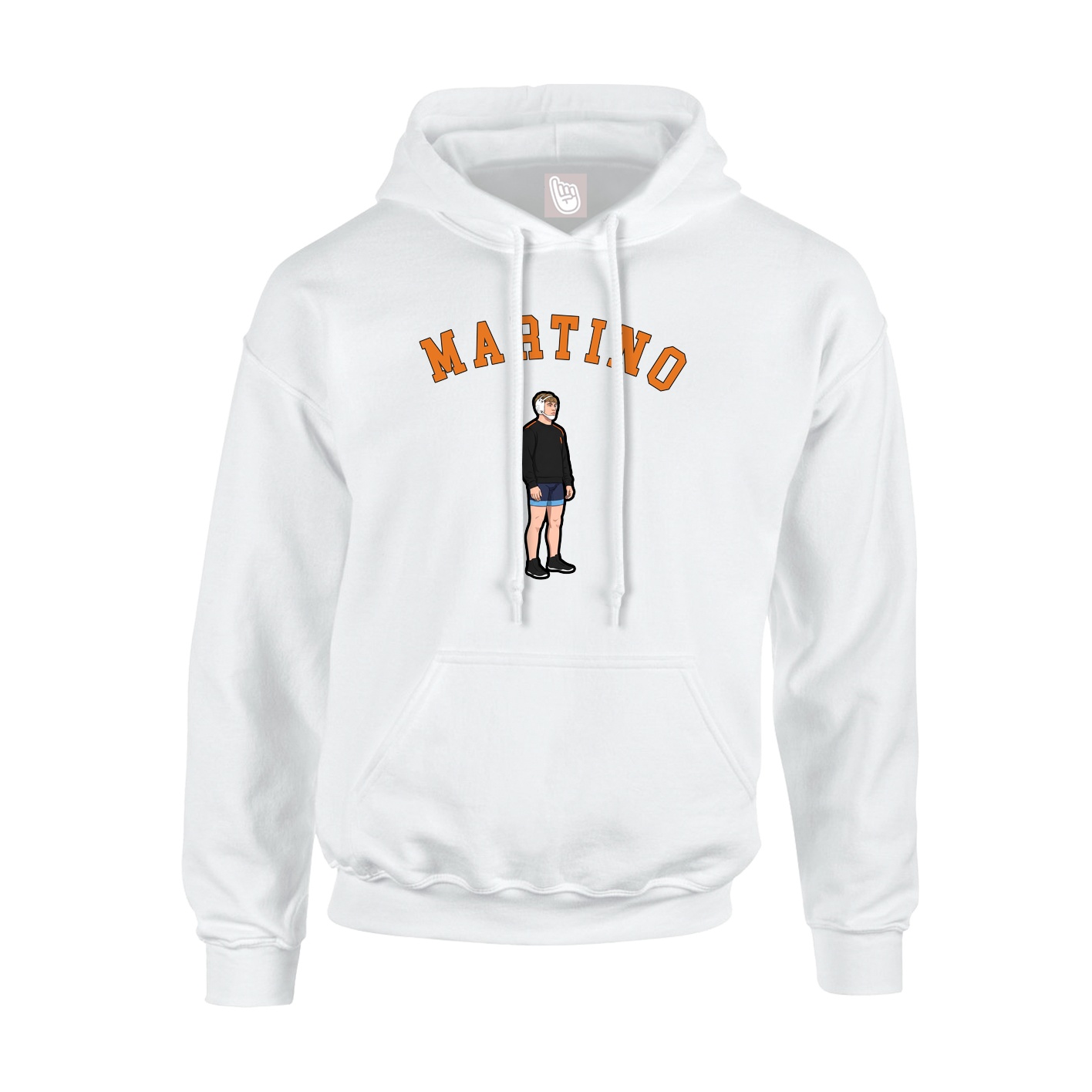 Hoodie — Shirsey Arch in White