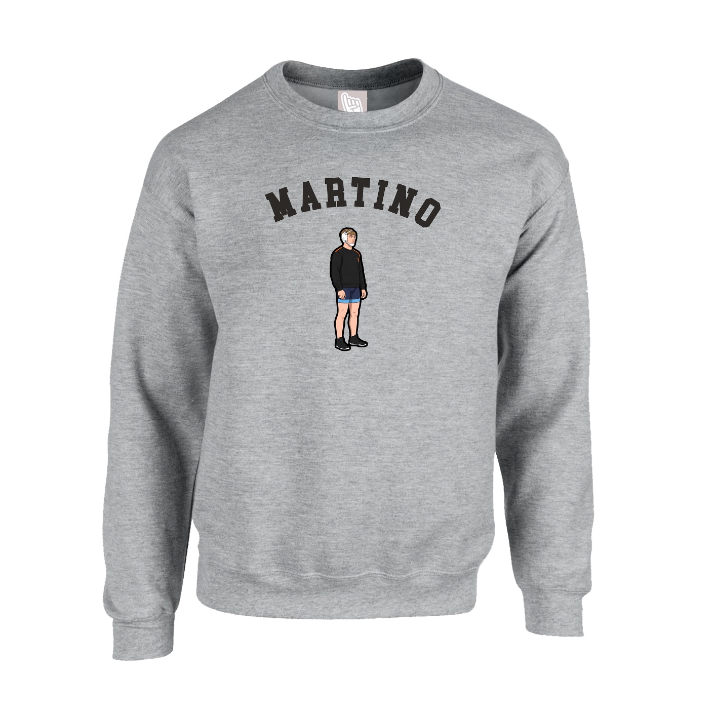 Fleece Crew — Shirsey Arch in Grey