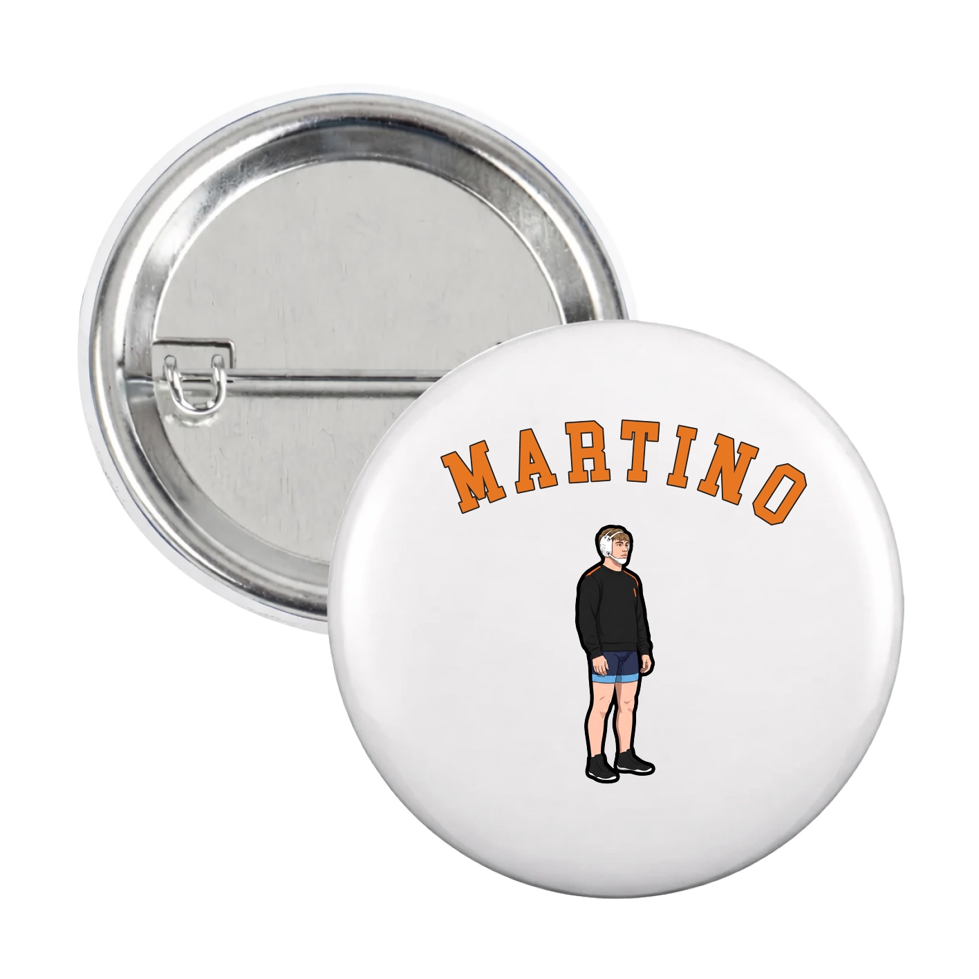 Game Day Button — Shirsey Arch in White