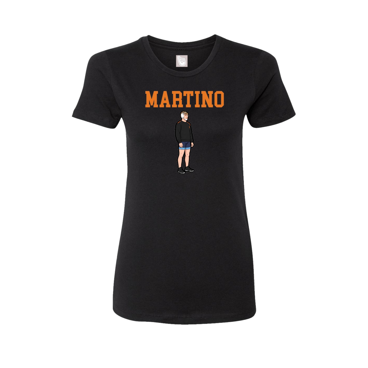 Fitted Women's Tee — Shirsey in Black