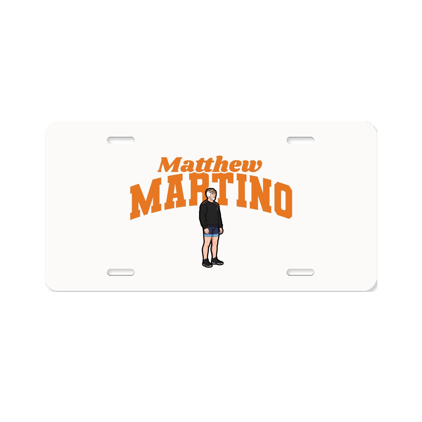 License Plate — Signature Arch in Classic