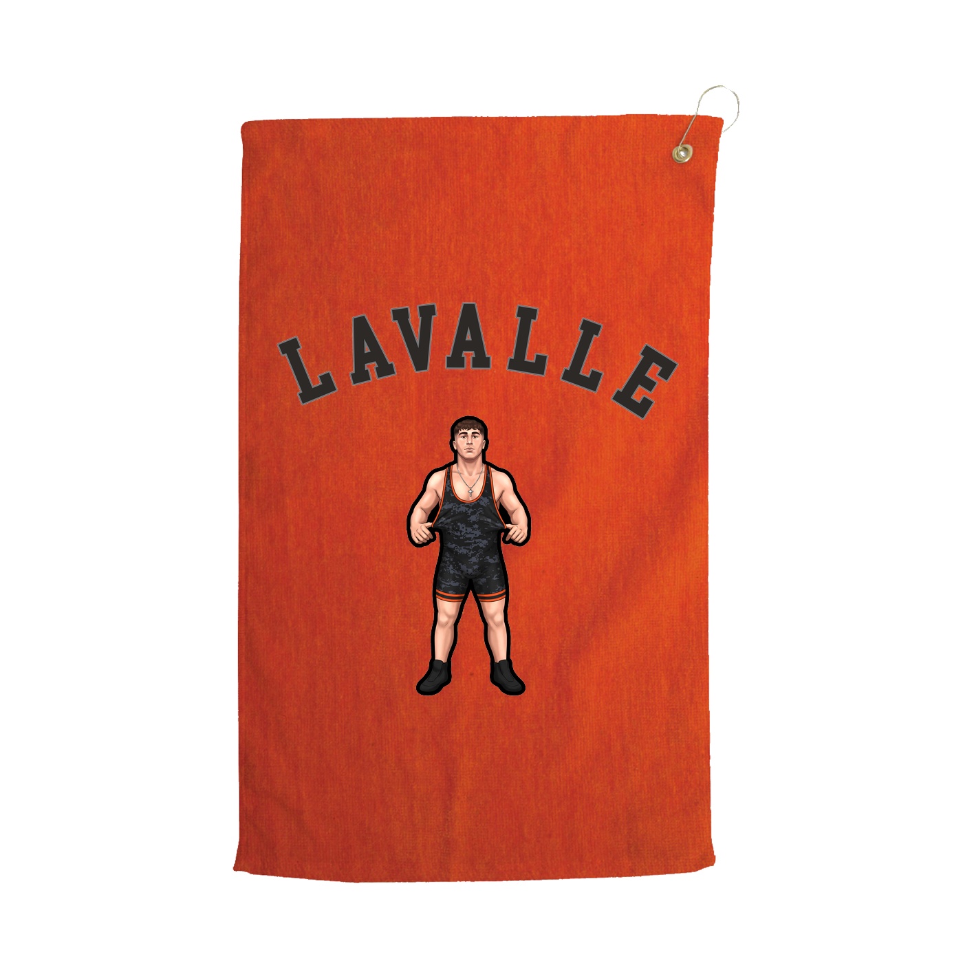 Golf Towel — Shirsey Arch in Orange