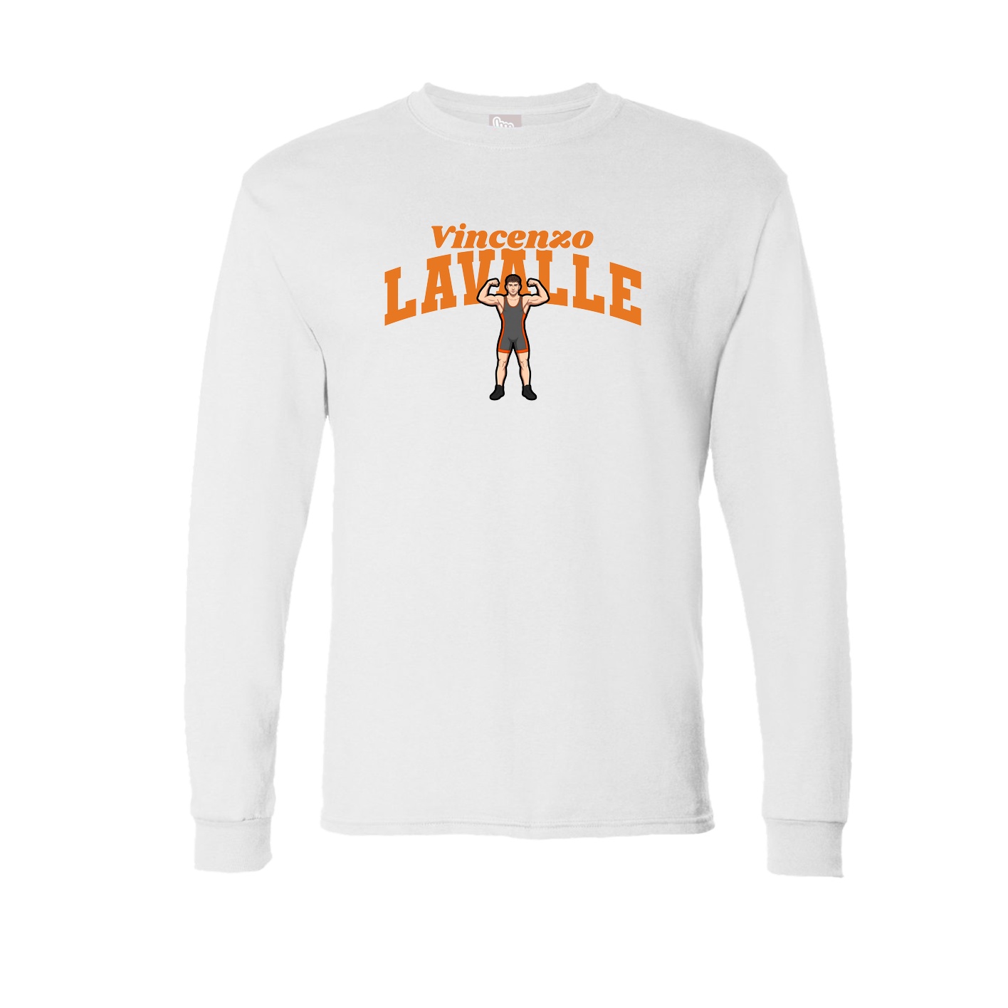 Long Sleeve Tee — Signature Arch in White