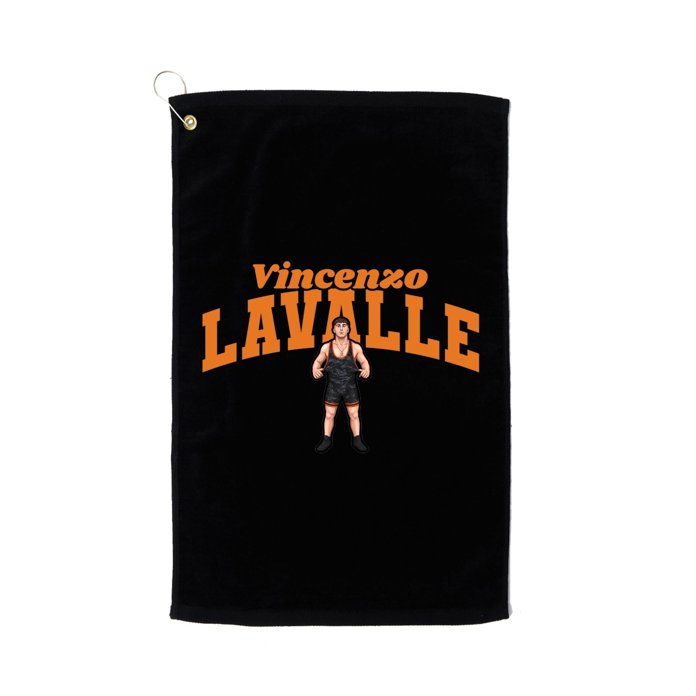 Golf Towel — Signature Arch in Black