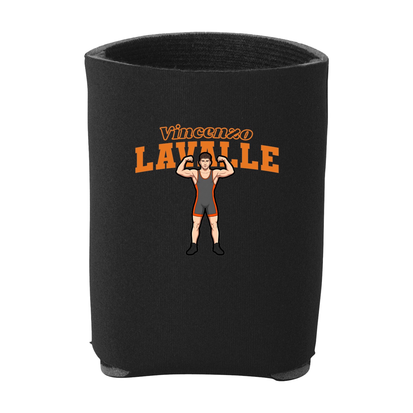 Can Holder — Name Arch in Black