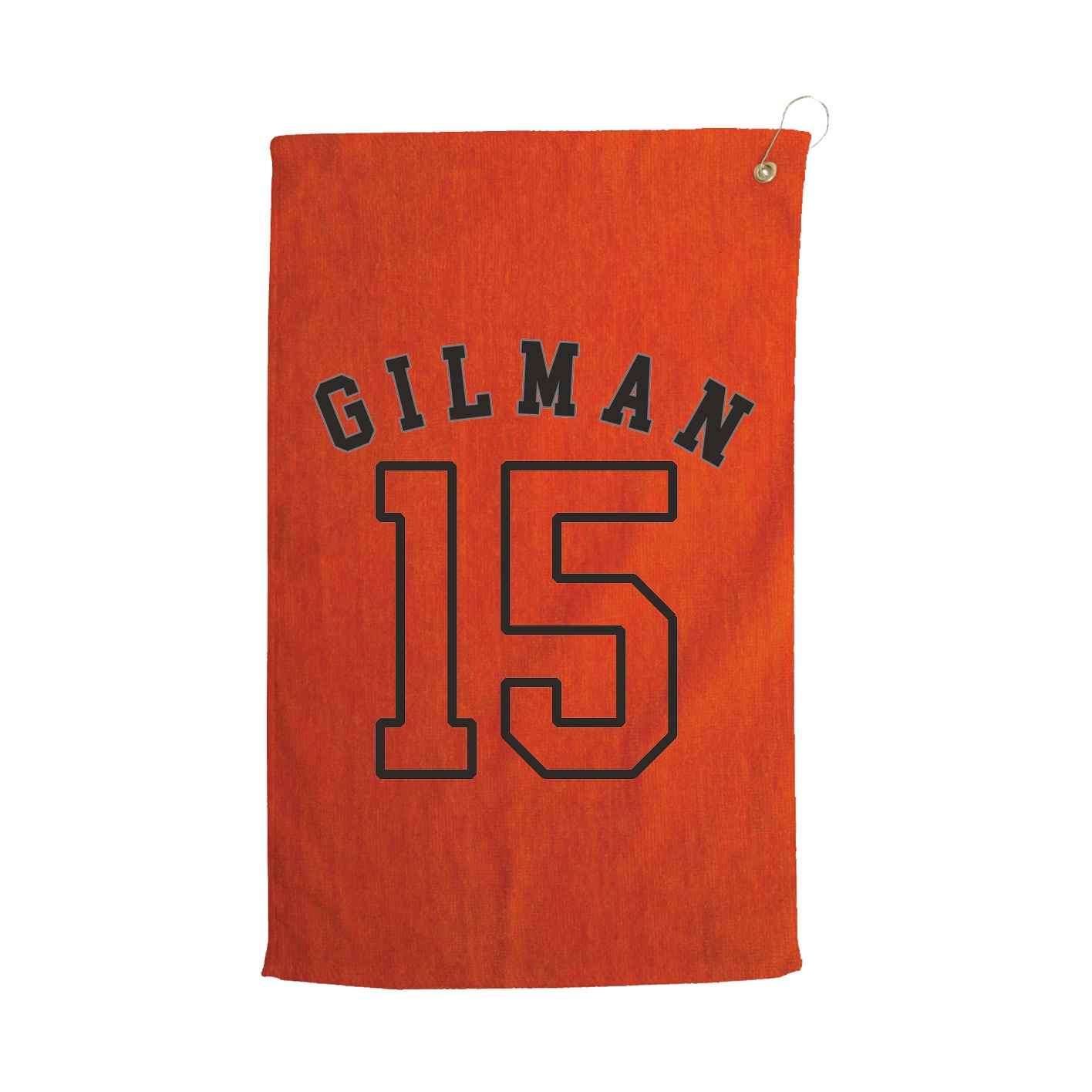 Golf Towel — Shirsey Arch in Orange