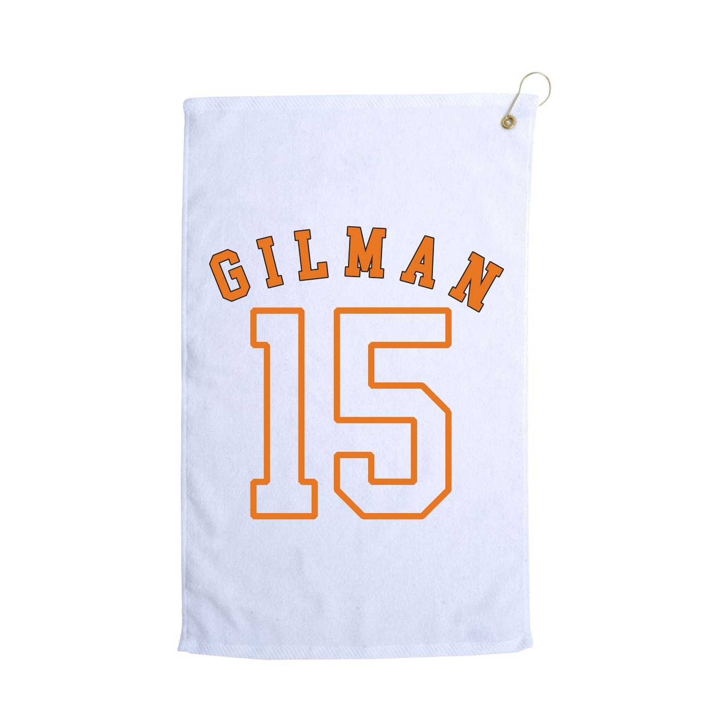 Golf Towel — Shirsey Arch in White