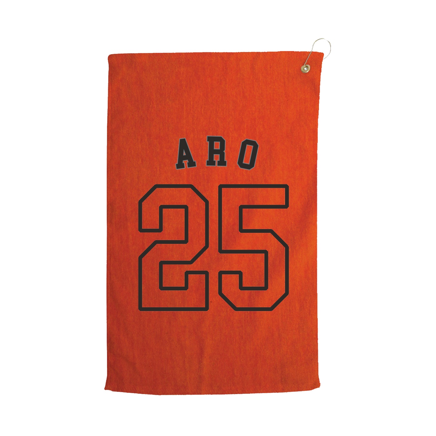 Golf Towel — Shirsey Arch in Orange