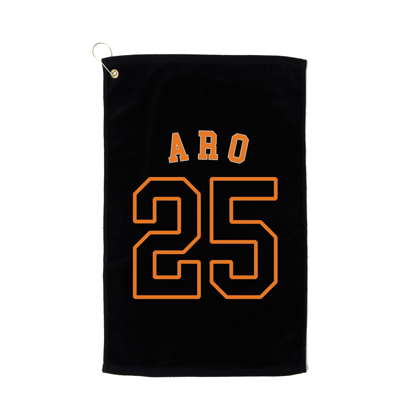 Golf Towel — Shirsey Arch in Black