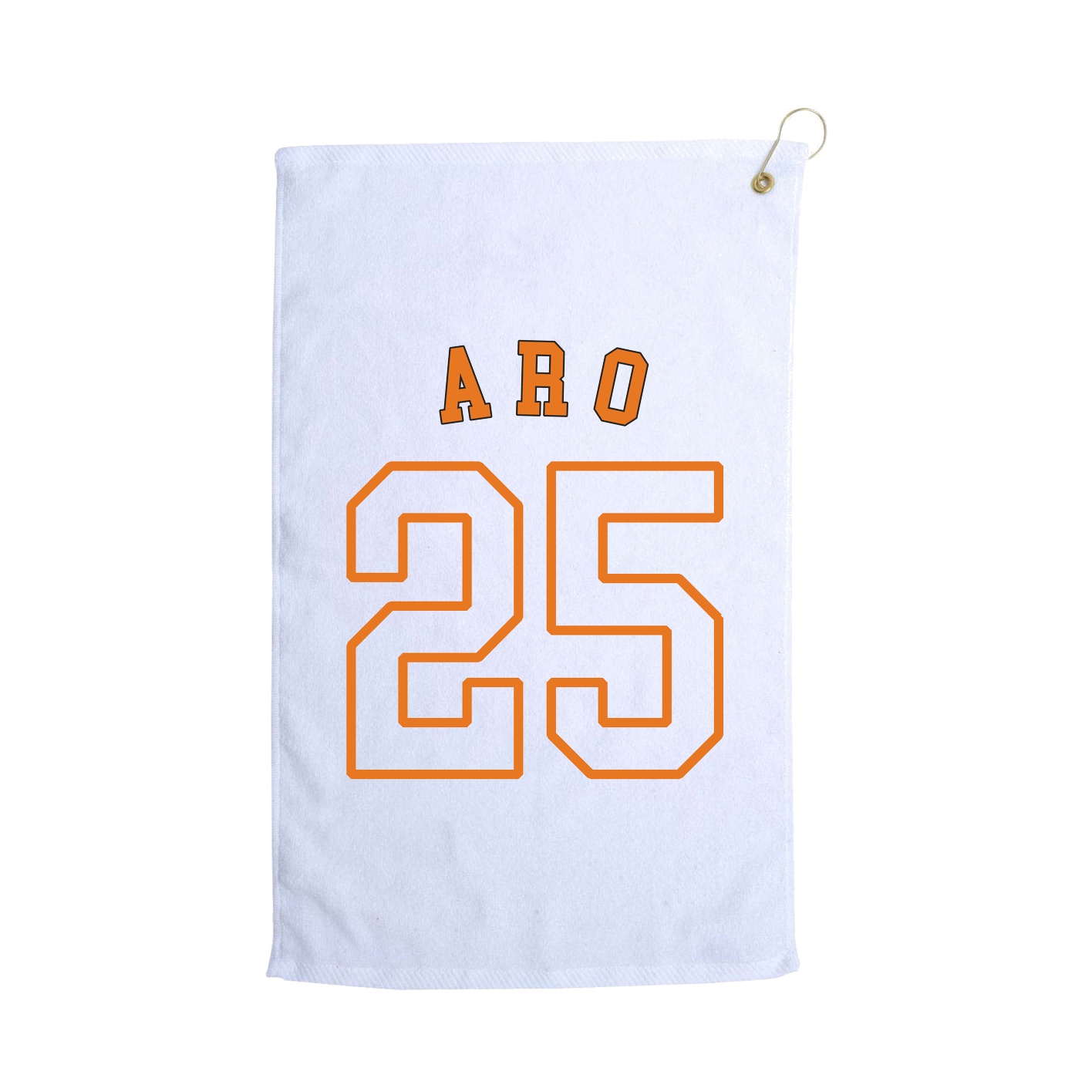 Golf Towel — Shirsey Arch in White