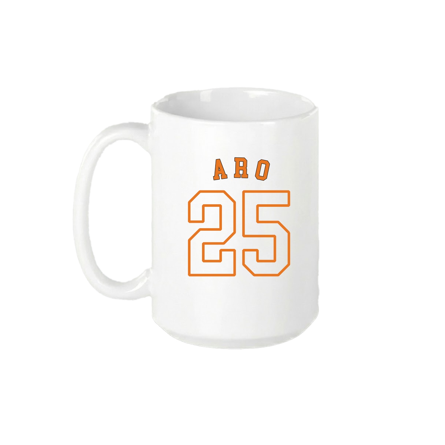 15oz Coffee Mug — Shirsey Arch in White