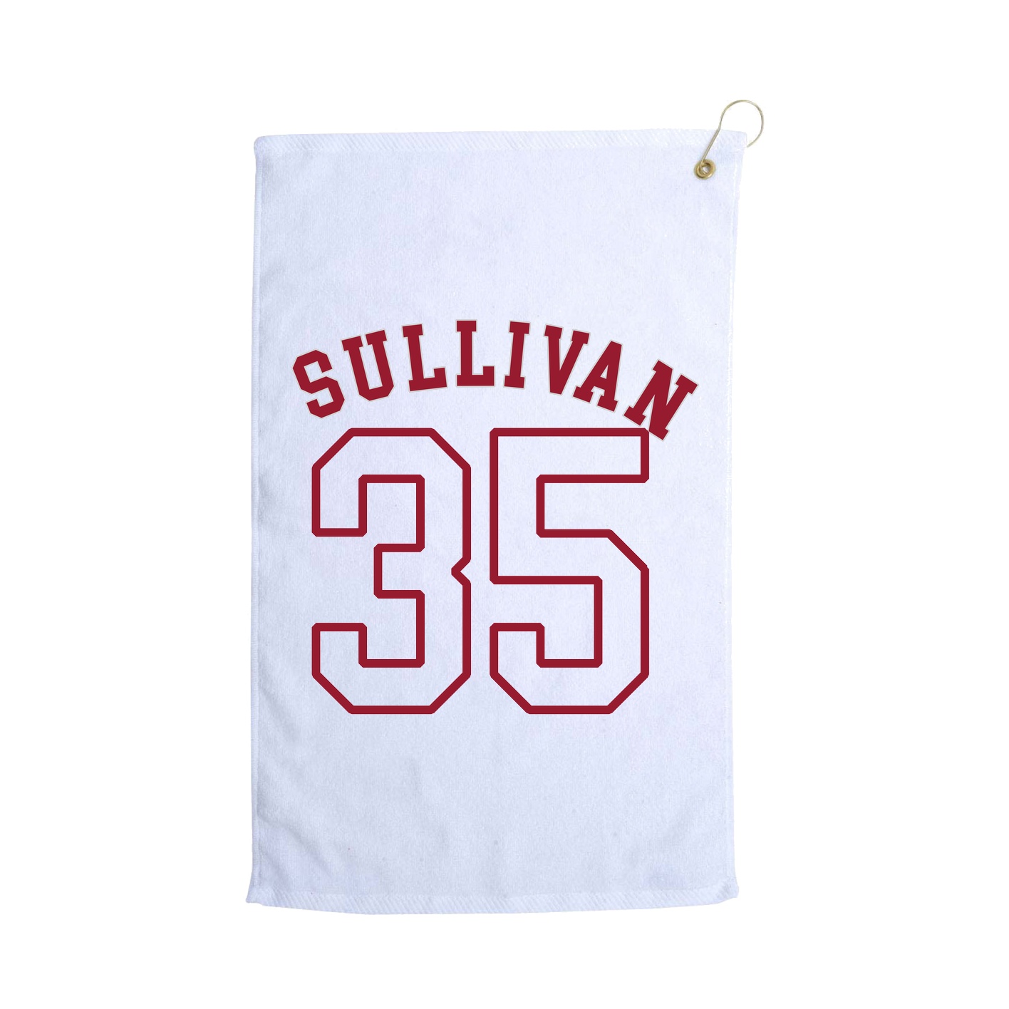 Golf Towel — Shirsey Arch in White