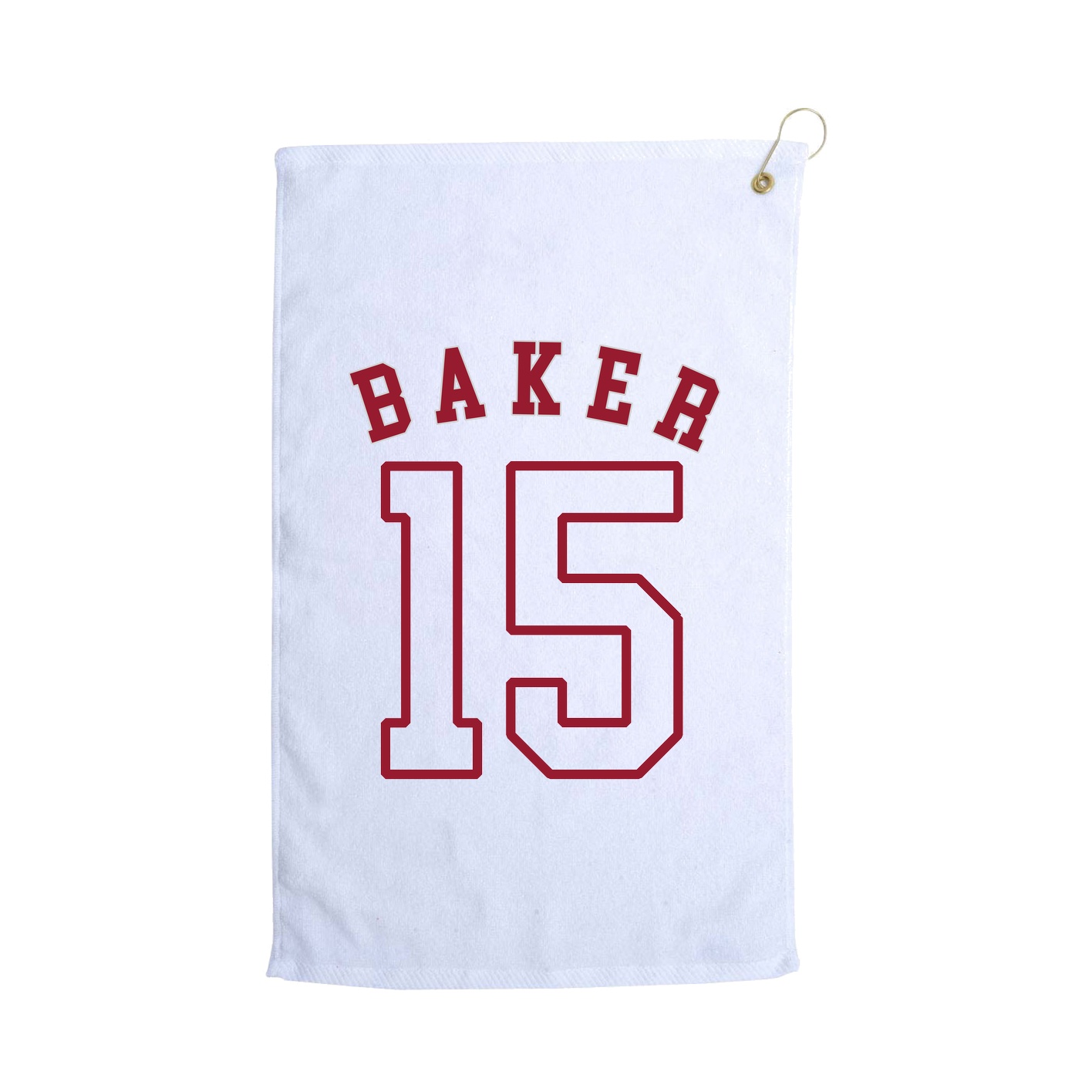 Golf Towel — Shirsey Arch in White