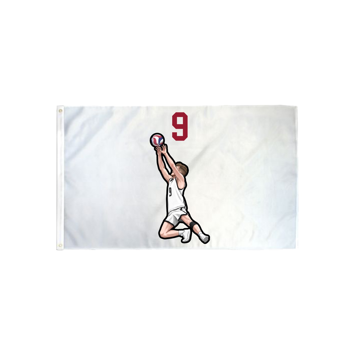 3x5 Flag — Number Top in Classic