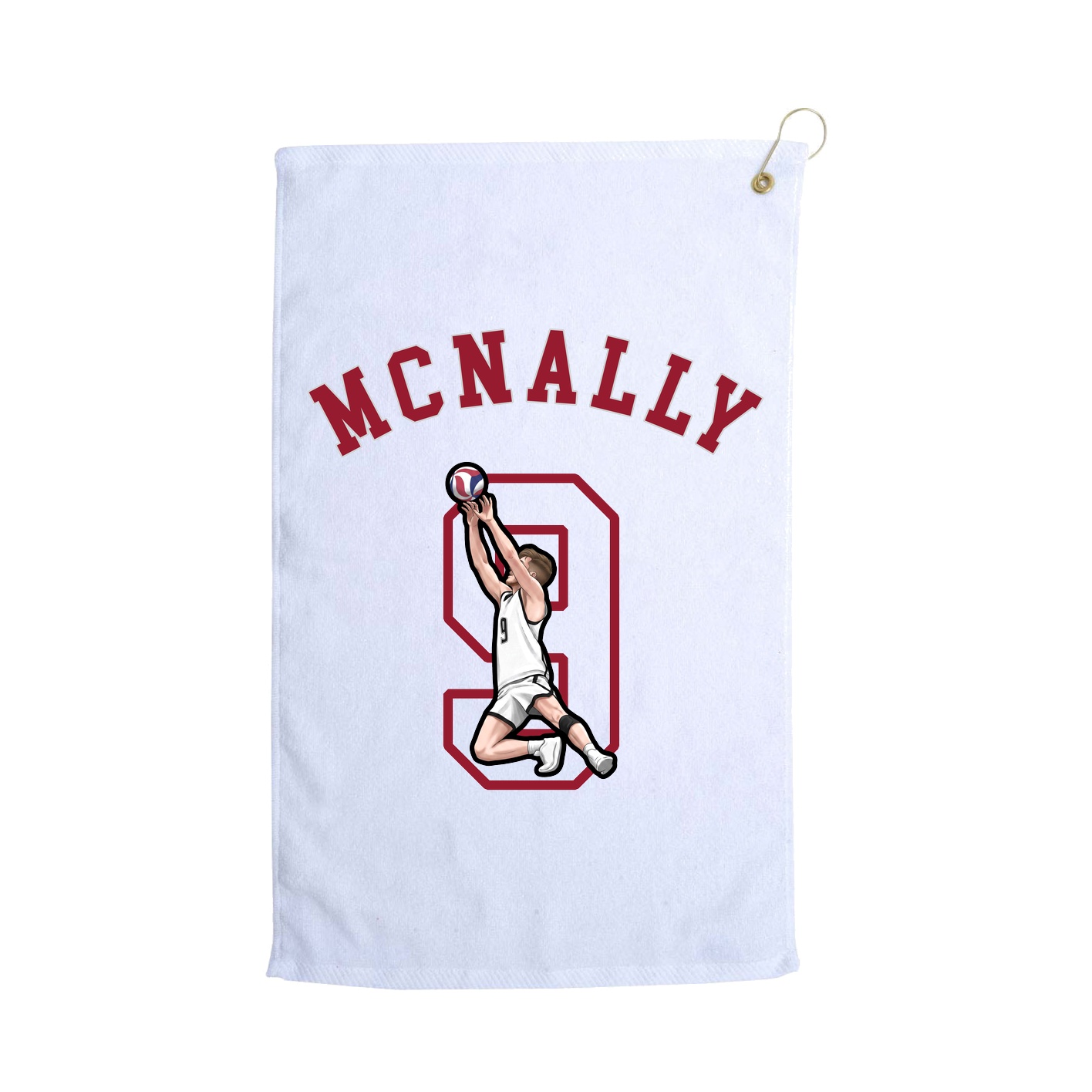 Golf Towel — Shirsey Arch in White
