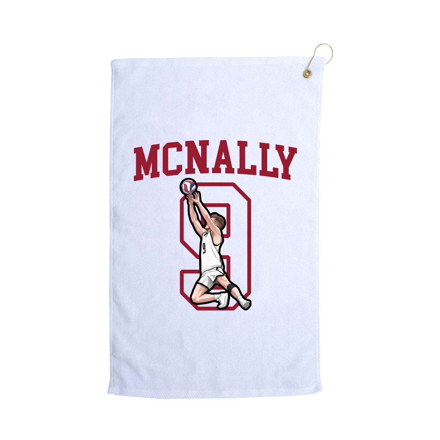 Golf Towel — Shirsey in White