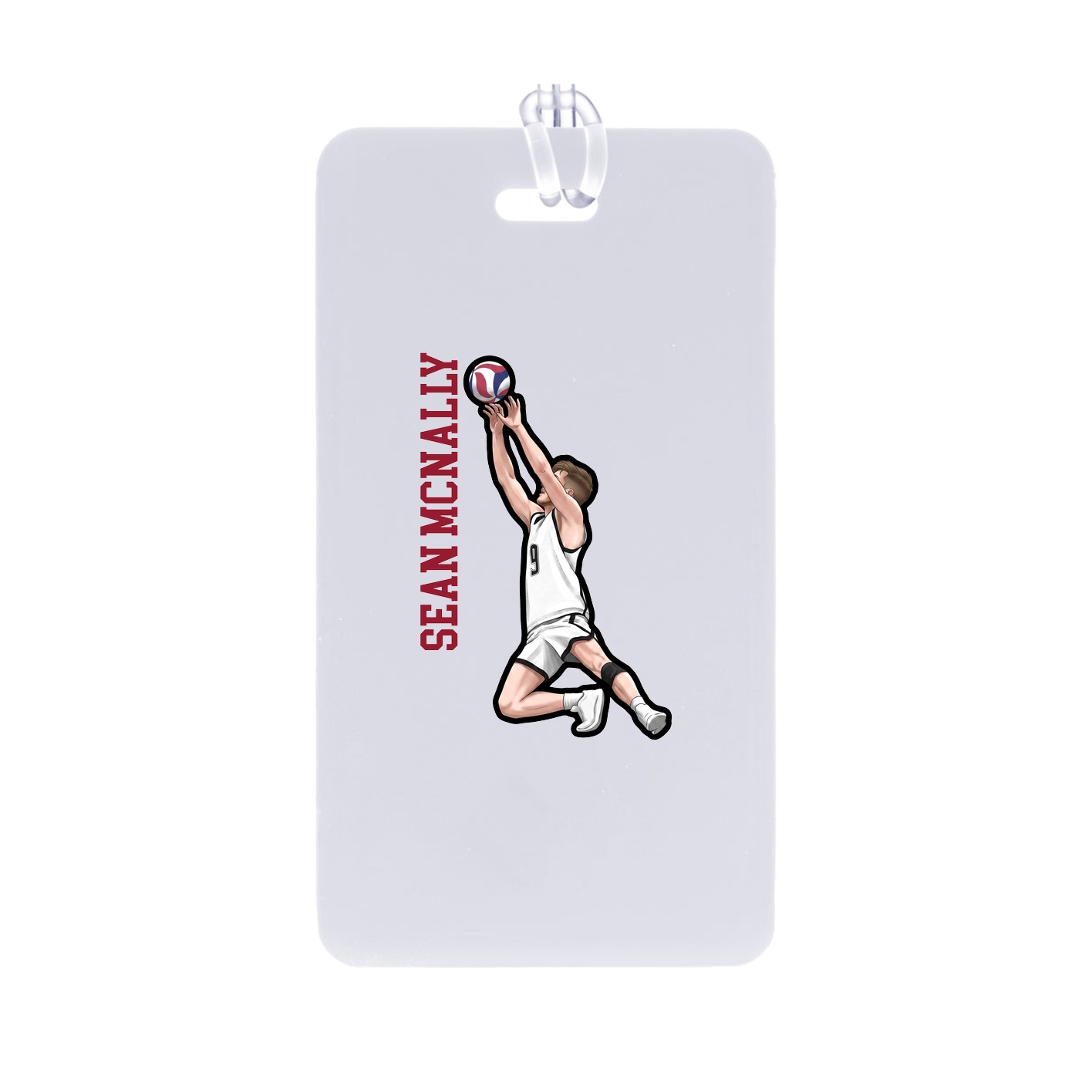 Bag Tag — Name Vertical in Classic