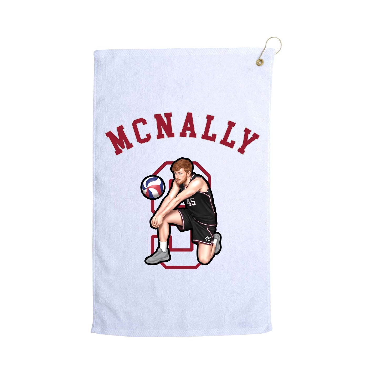 Golf Towel — Shirsey Arch in White
