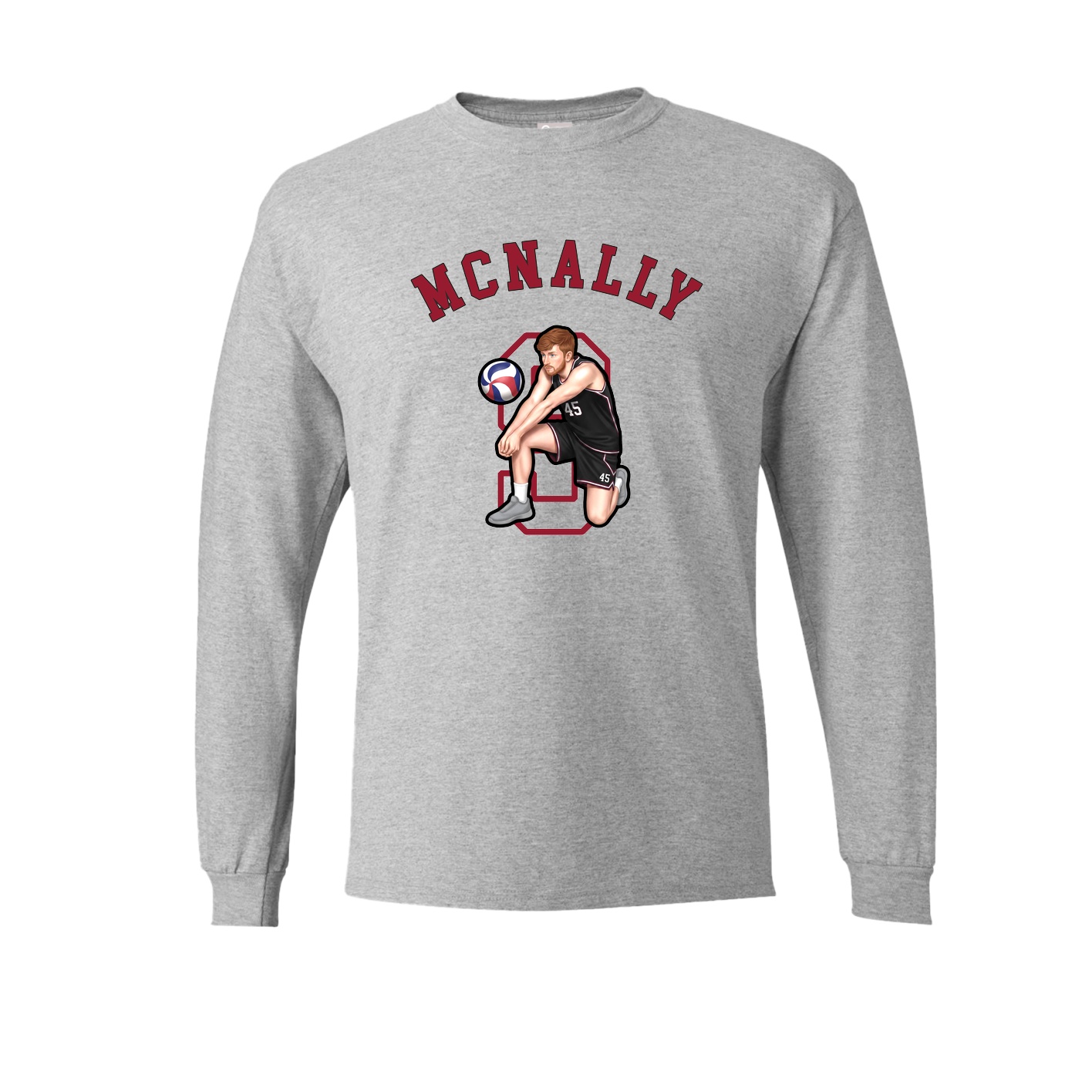 Long Sleeve Tee — Shirsey Arch in Grey