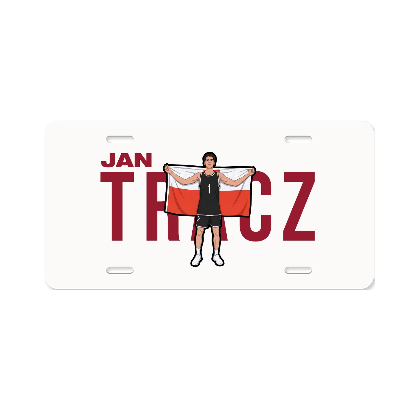 License Plate — Player Name in Classic