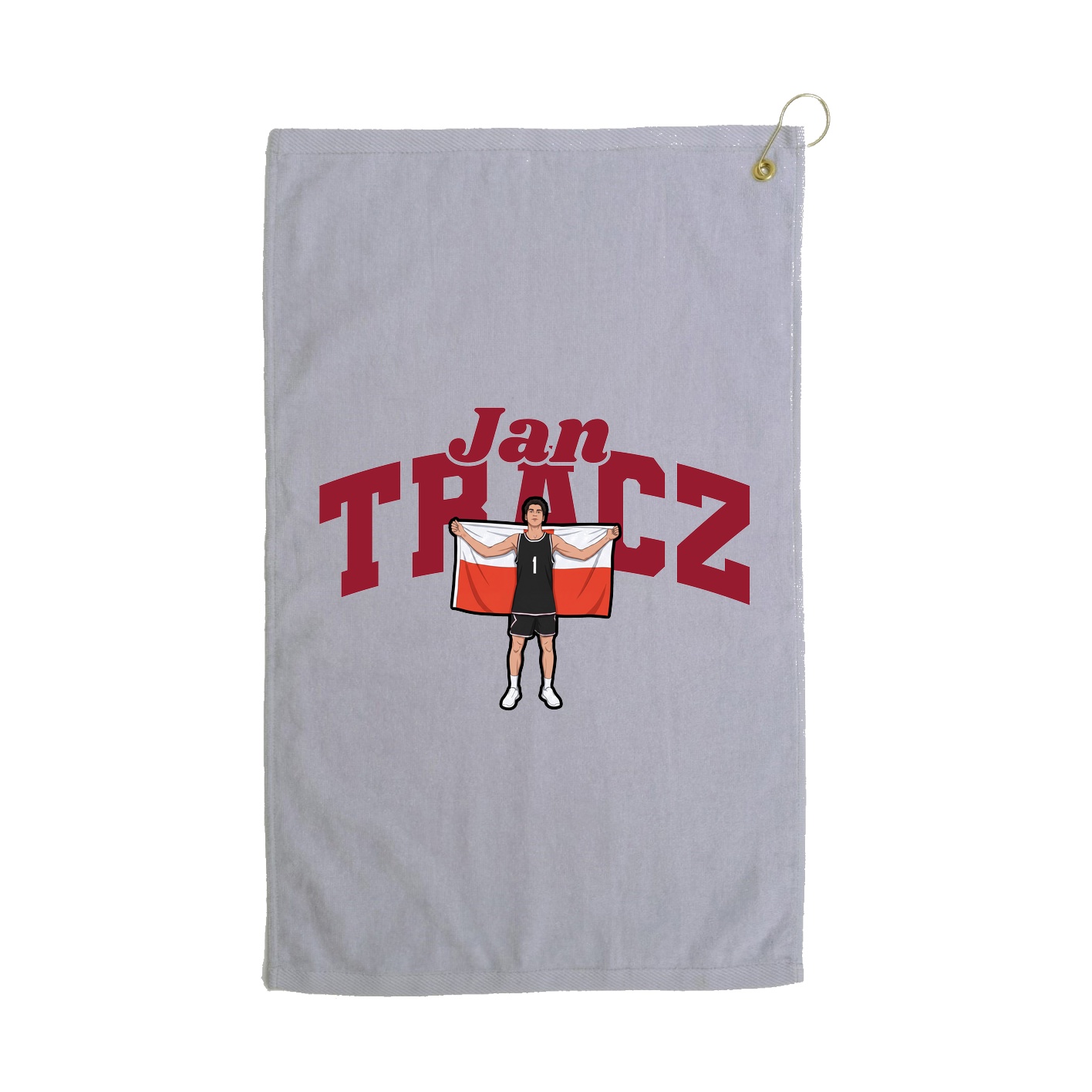 Golf Towel — Signature Arch in Grey