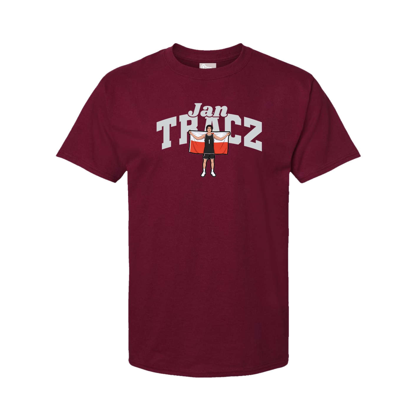 Youth Tee — Signature Arch in Cardinal