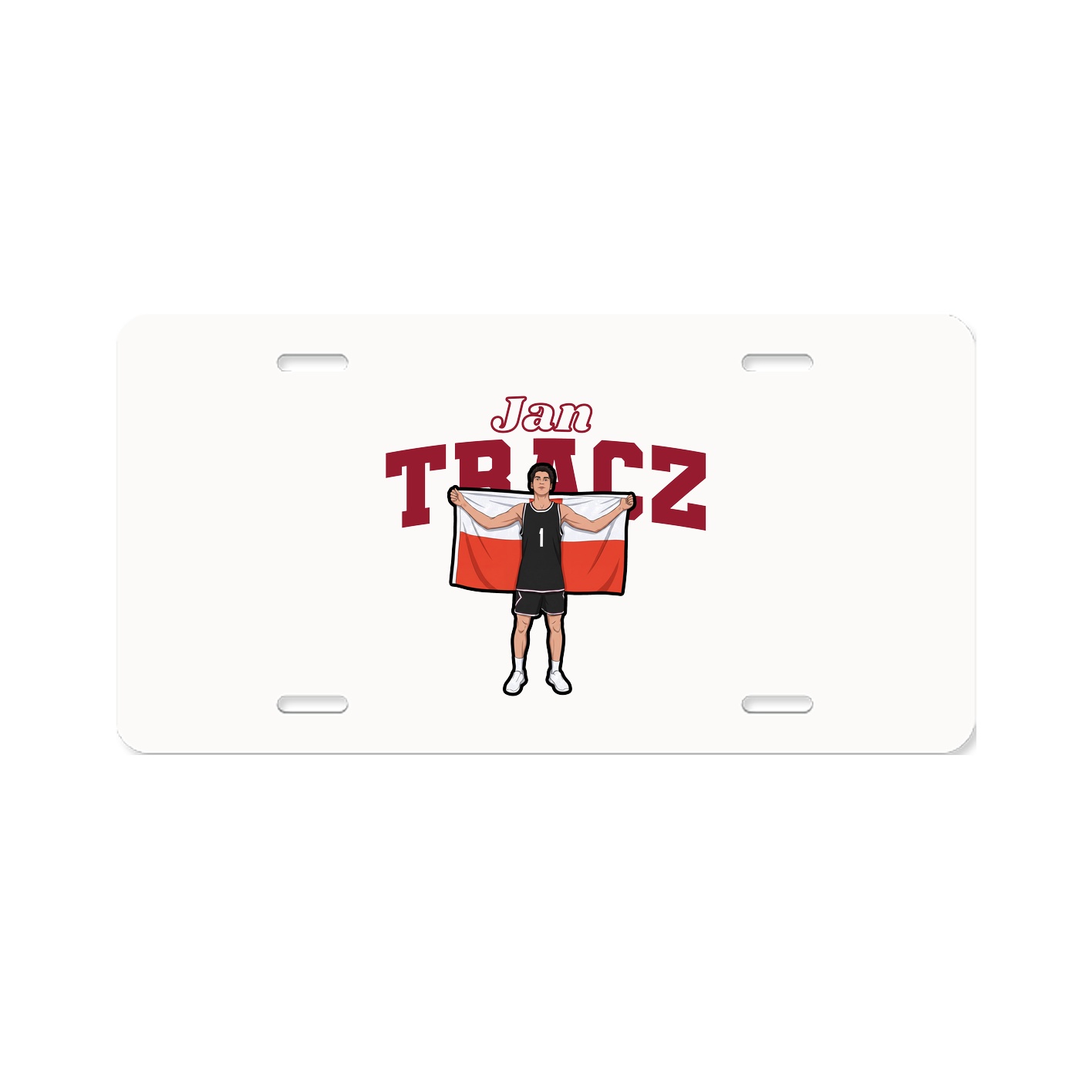 License Plate — Name Arch in Classic