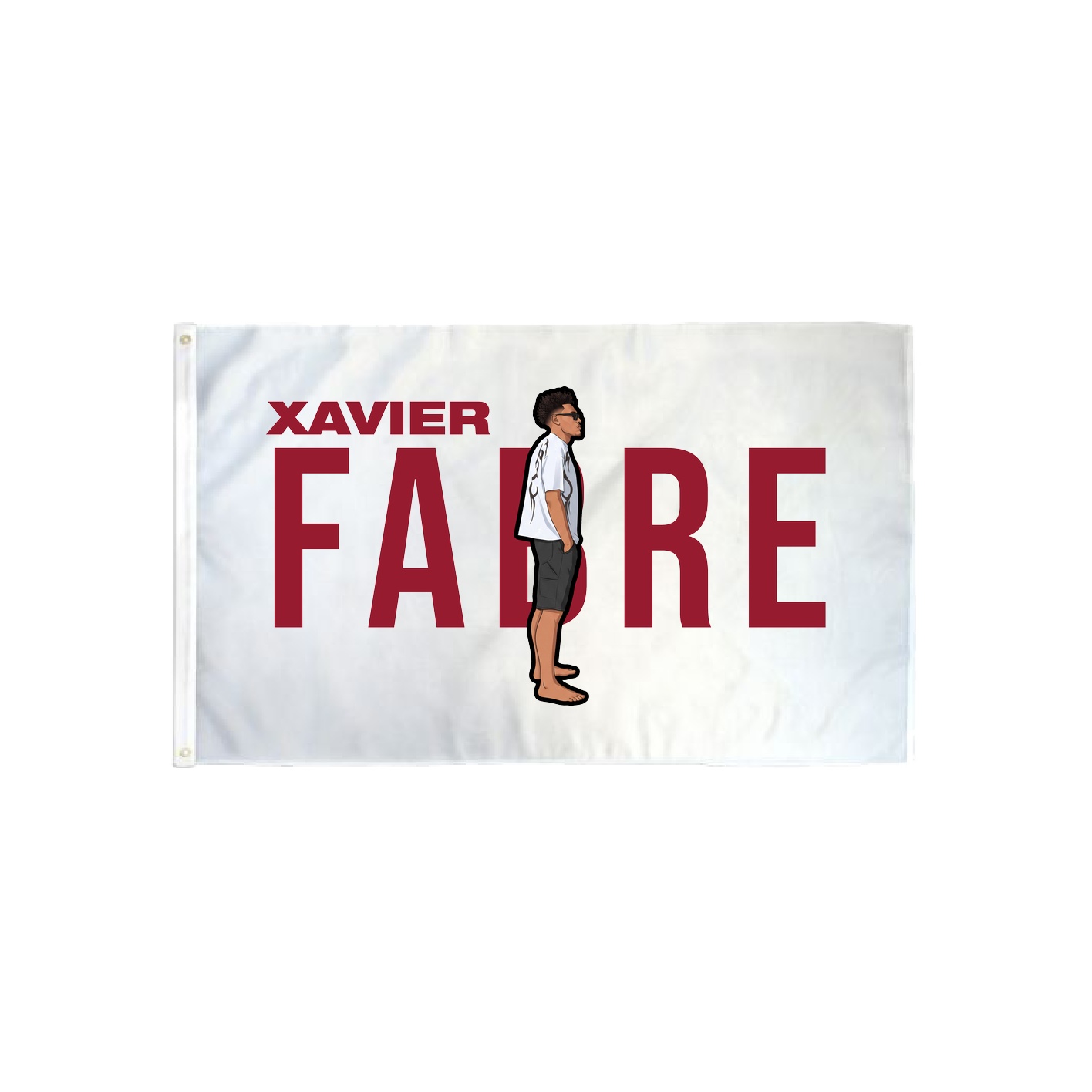 3x5 Flag — Player Name in Classic