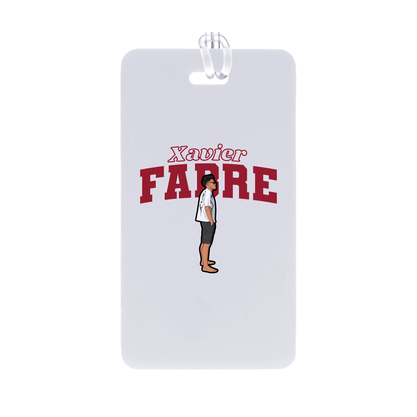 Bag Tag — Name Arch in Classic