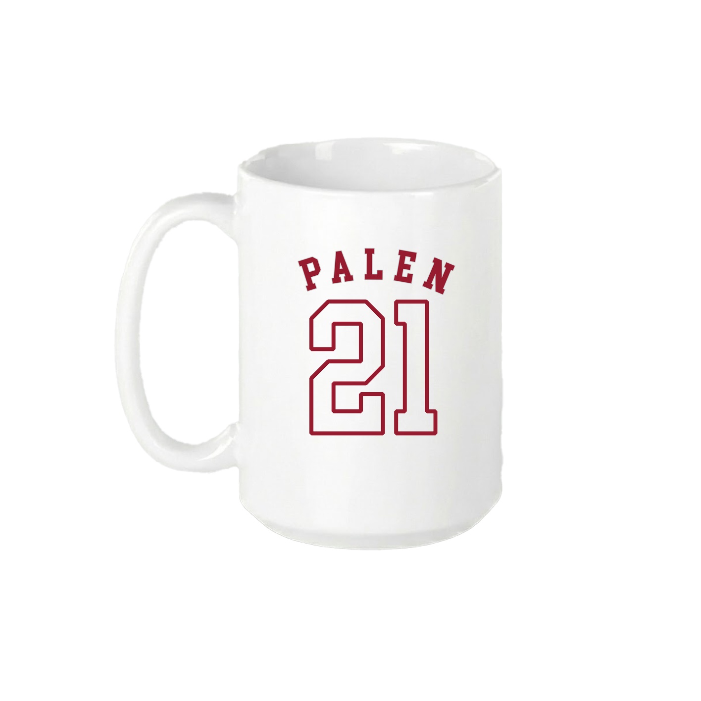15oz Coffee Mug — Shirsey Arch in White
