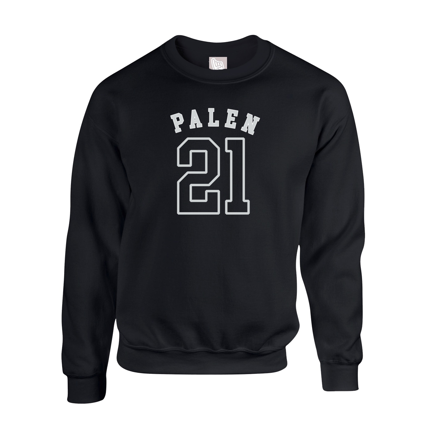 Fleece Crew — Shirsey Arch in Black