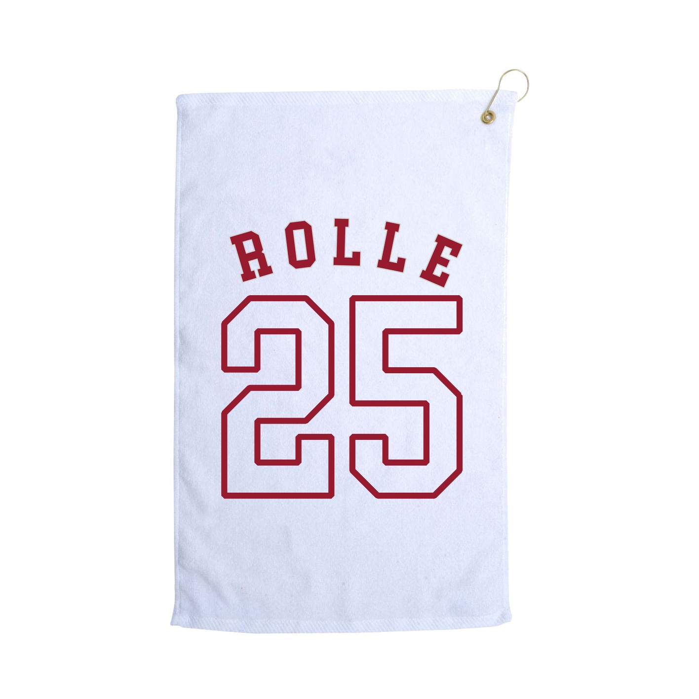 Golf Towel — Shirsey Arch in White