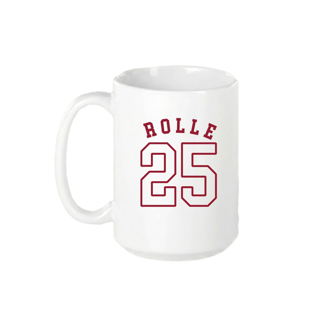 15oz Coffee Mug — Shirsey Arch in White