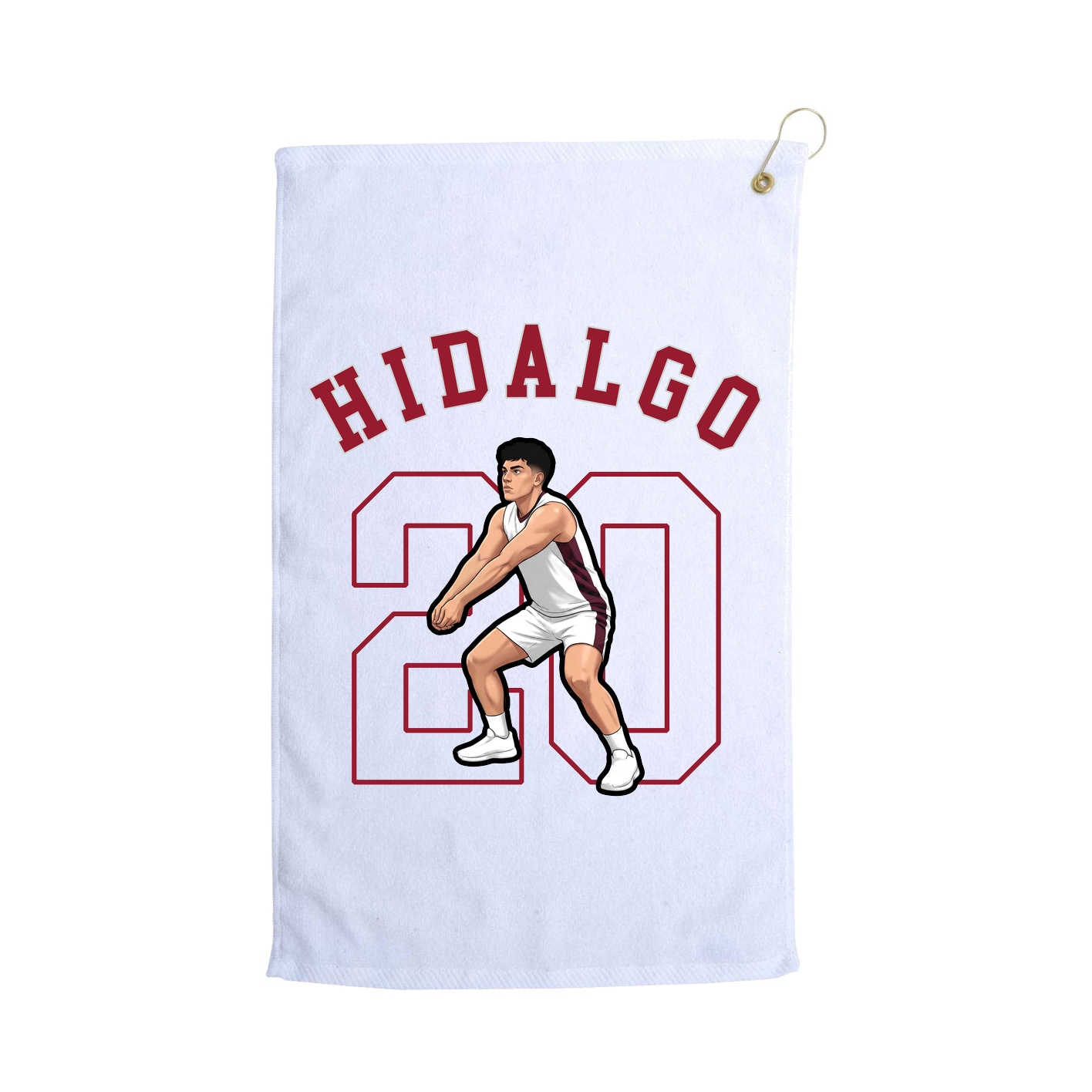 Golf Towel — Shirsey Arch in White