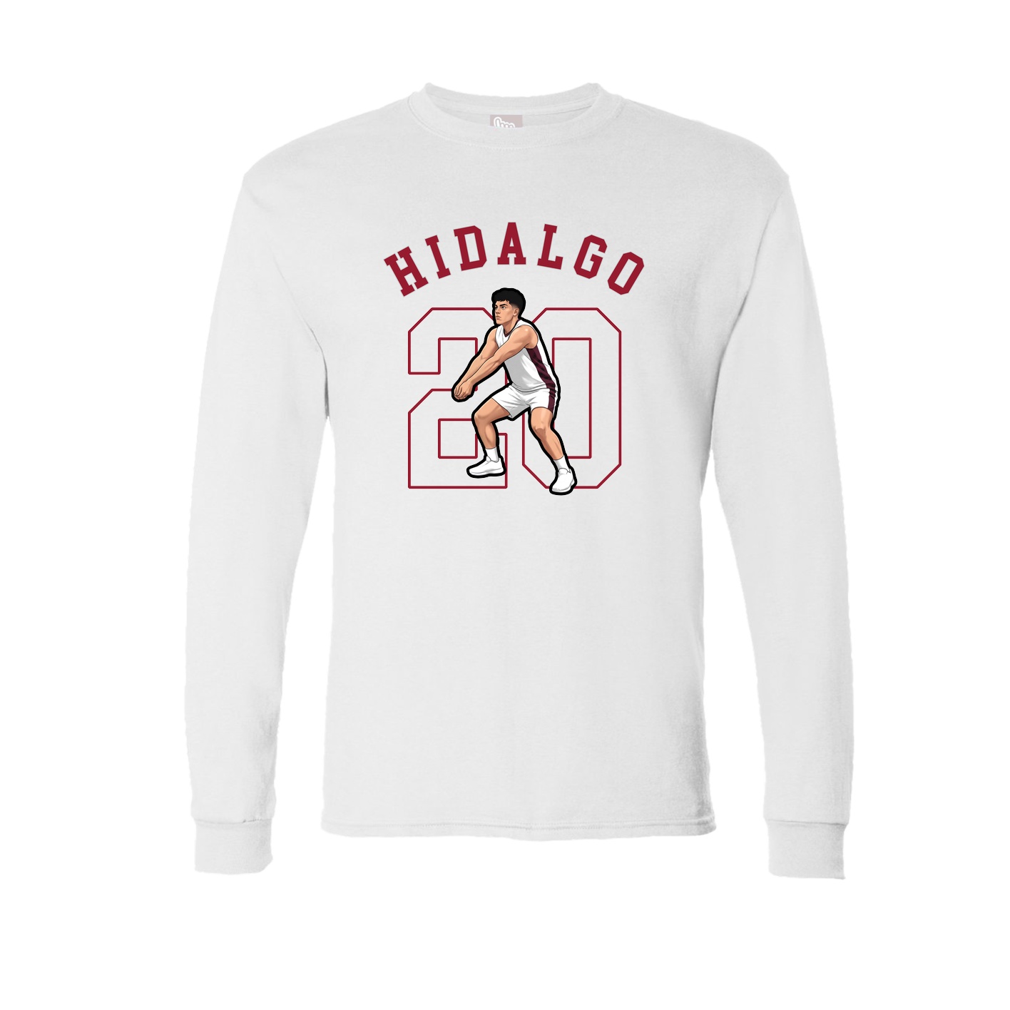 Long Sleeve Tee — Shirsey Arch in White