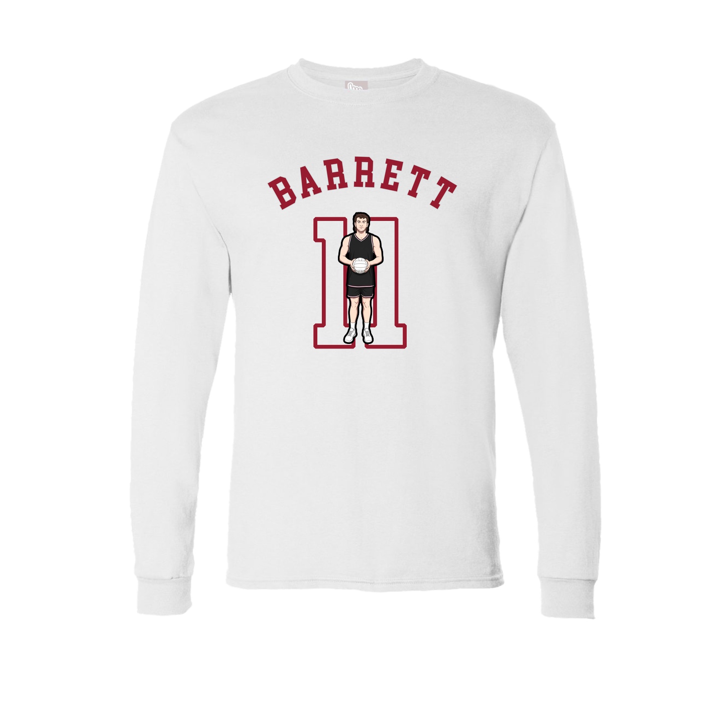 Long Sleeve Tee — Shirsey Arch in White