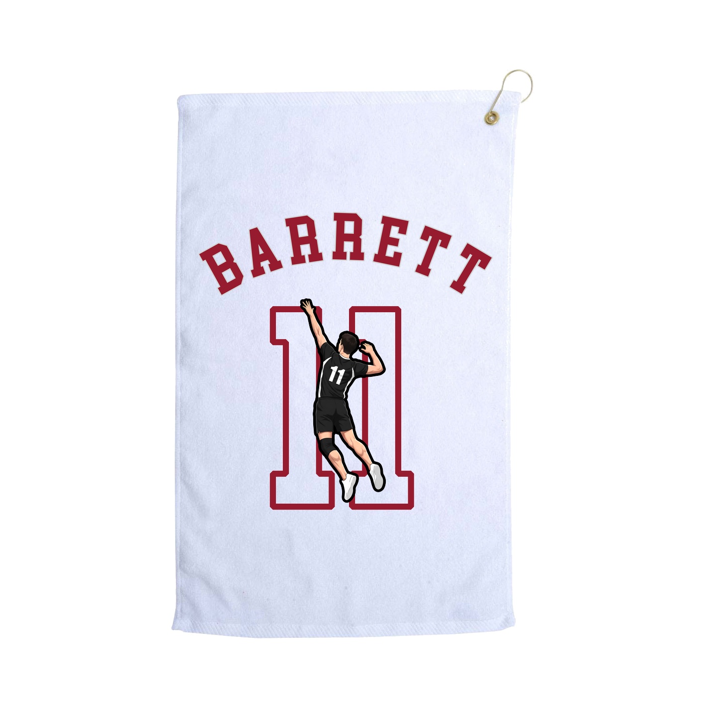 Golf Towel — Shirsey Arch in White