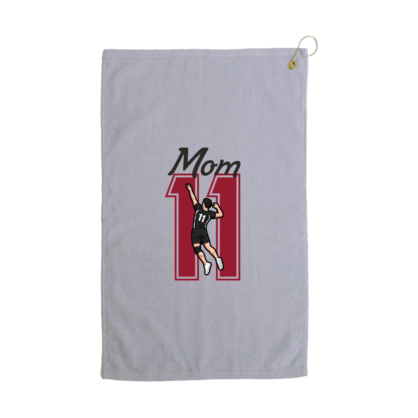 Golf Towel — Mothers Day Shirsey in Grey