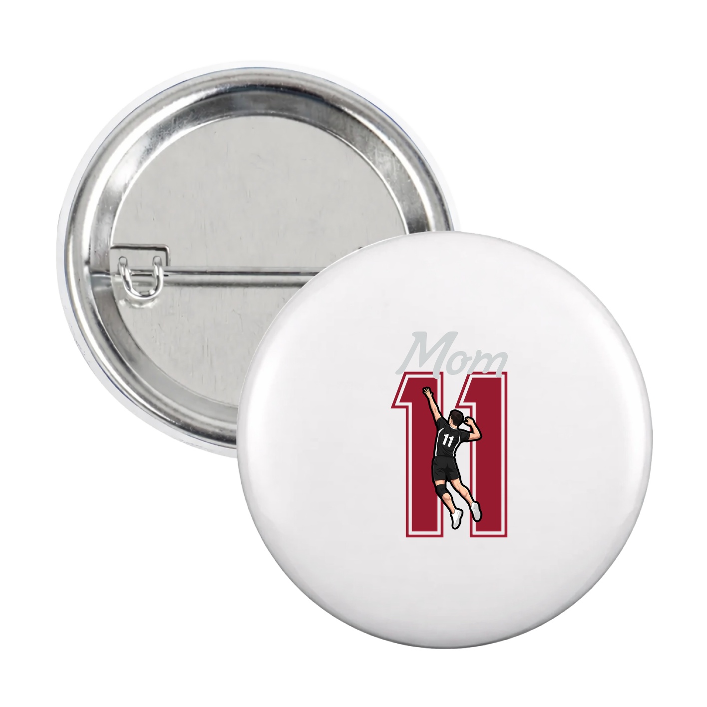 Game Day Button — Mothers Day Shirsey in White