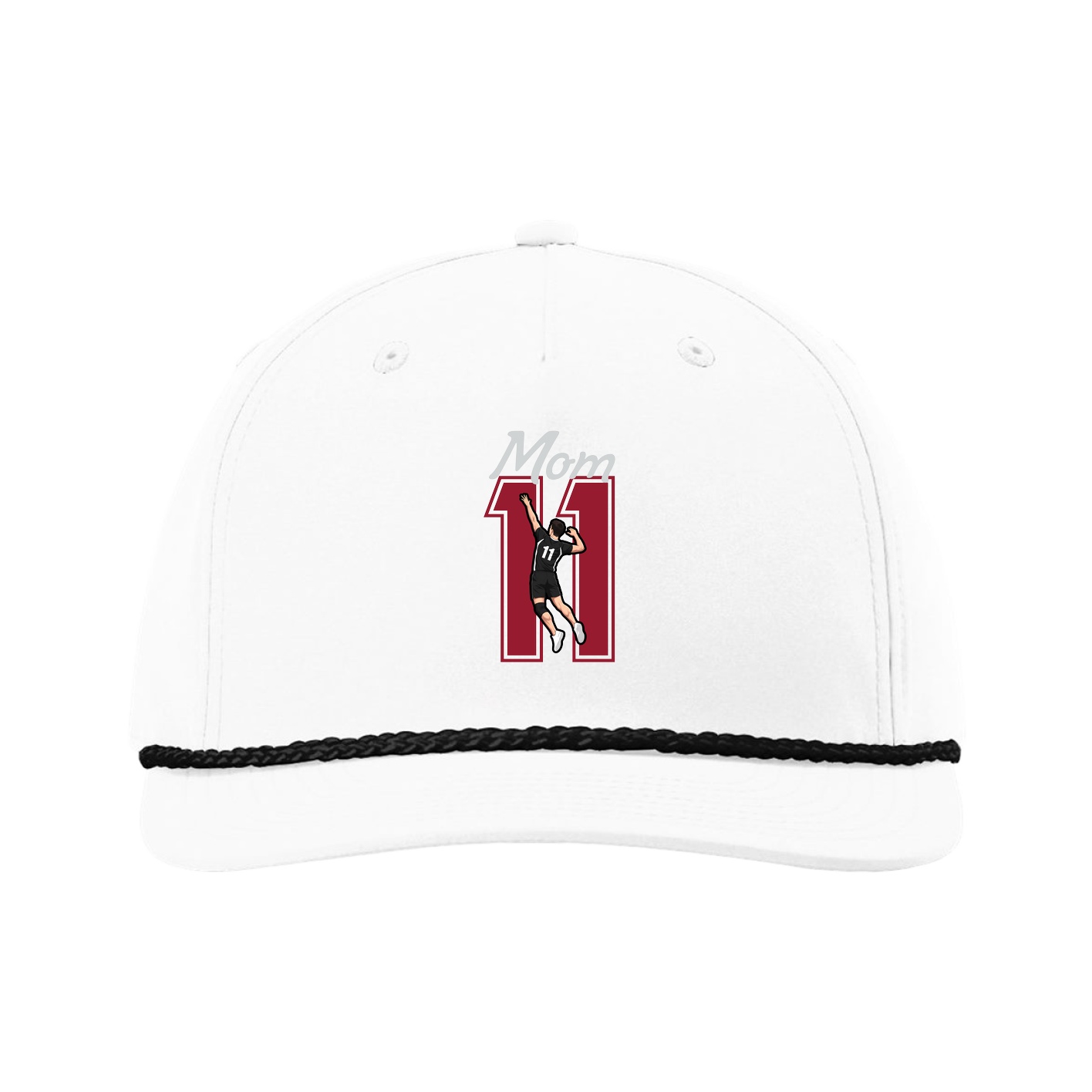 Five-Panel Classic Rope Cap — Mothers Day Shirsey in White