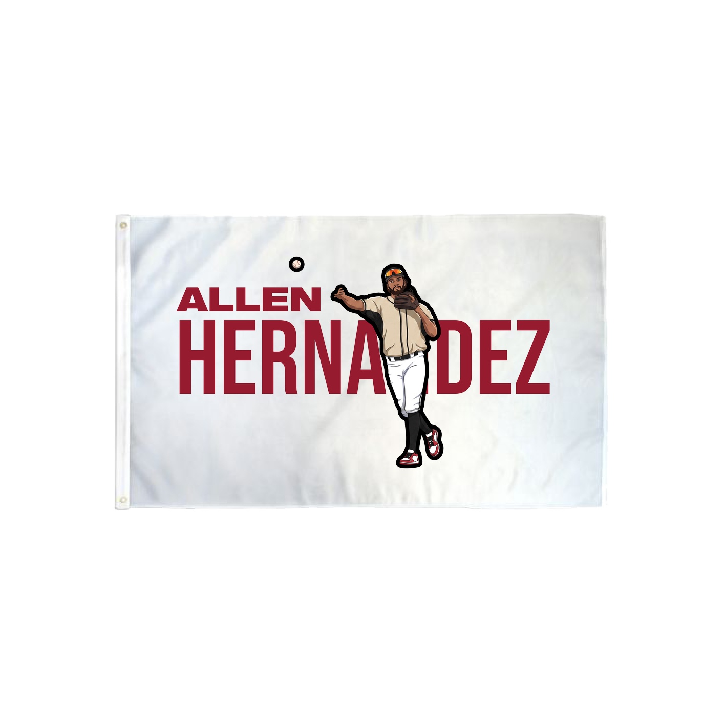 3x5 Flag — Player Name in Classic